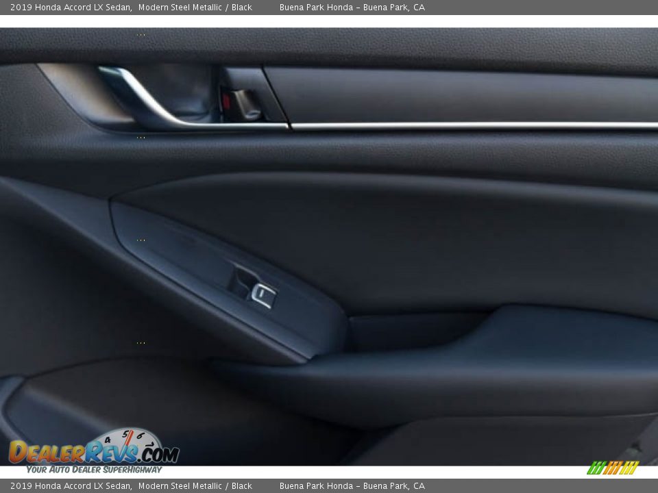 2019 Honda Accord LX Sedan Modern Steel Metallic / Black Photo #36
