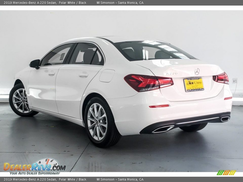 2019 Mercedes-Benz A 220 Sedan Polar White / Black Photo #2