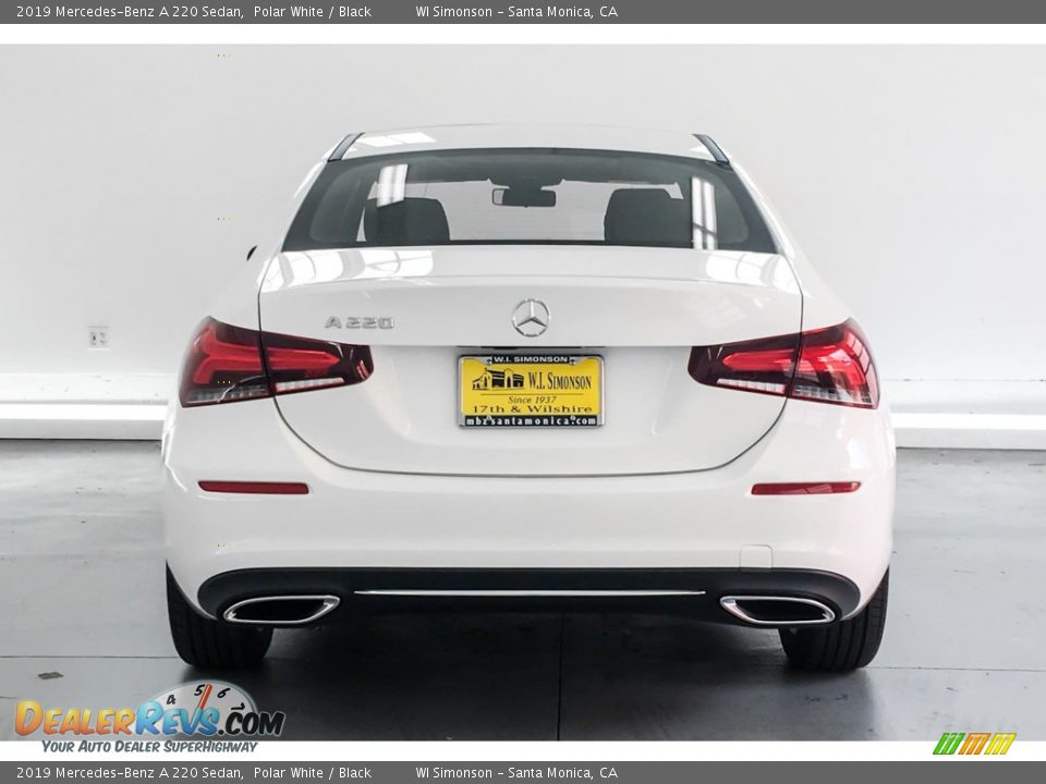 2019 Mercedes-Benz A 220 Sedan Polar White / Black Photo #3