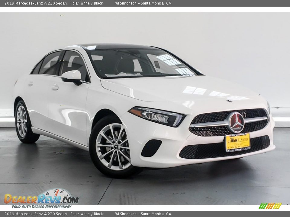2019 Mercedes-Benz A 220 Sedan Polar White / Black Photo #12