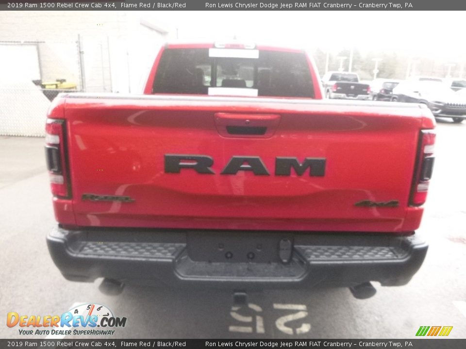 2019 Ram 1500 Rebel Crew Cab 4x4 Flame Red / Black/Red Photo #5