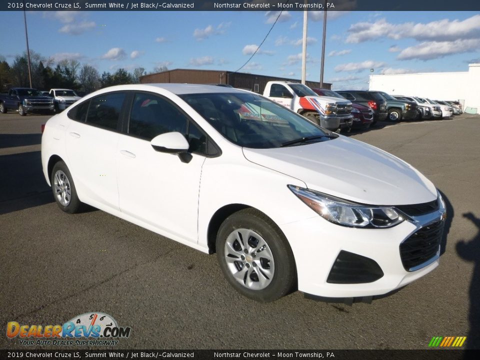 2019 Chevrolet Cruze LS Summit White / Jet Black/­Galvanized Photo #7