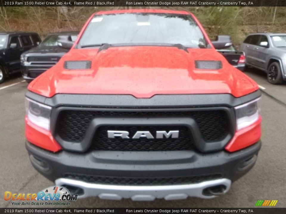 2019 Ram 1500 Rebel Crew Cab 4x4 Flame Red / Black/Red Photo #9