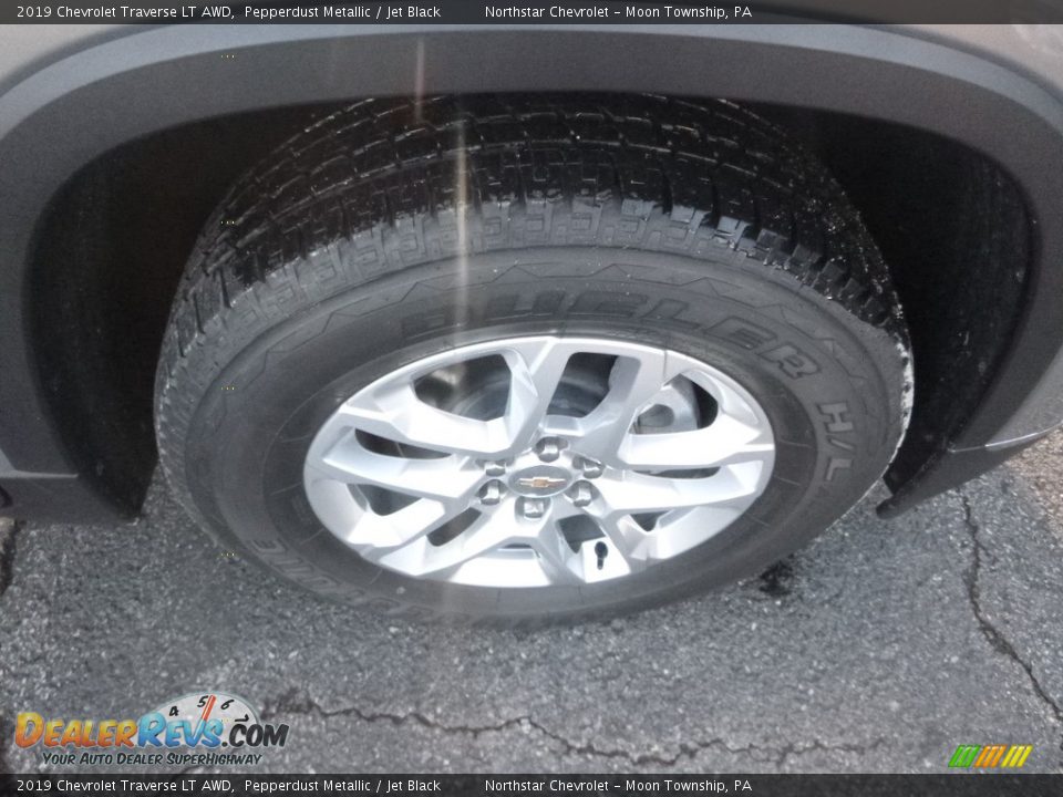 2019 Chevrolet Traverse LT AWD Pepperdust Metallic / Jet Black Photo #7