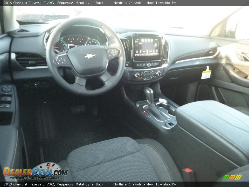 2019 Chevrolet Traverse LT AWD Pepperdust Metallic / Jet Black Photo #11