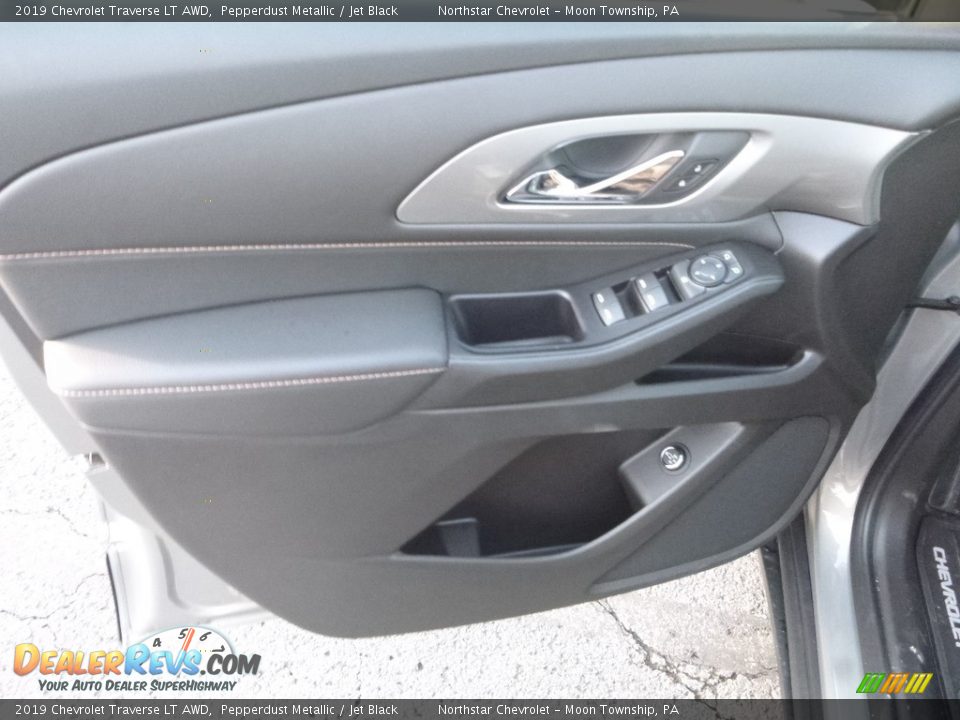 2019 Chevrolet Traverse LT AWD Pepperdust Metallic / Jet Black Photo #13