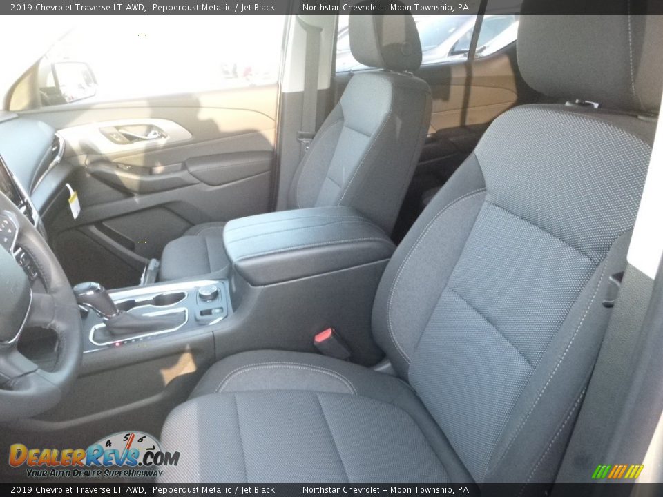 2019 Chevrolet Traverse LT AWD Pepperdust Metallic / Jet Black Photo #14