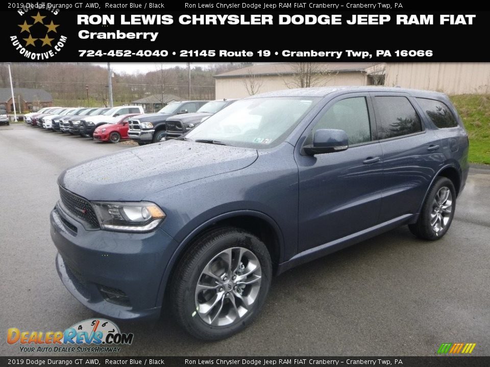 2019 Dodge Durango GT AWD Reactor Blue / Black Photo #1