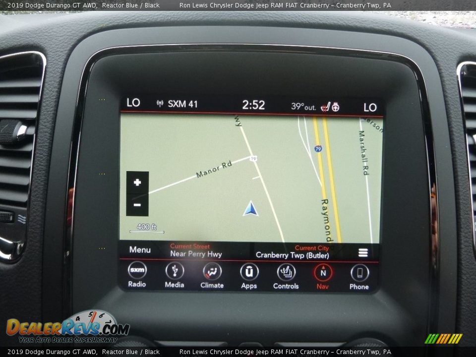 2019 Dodge Durango GT AWD Reactor Blue / Black Photo #16