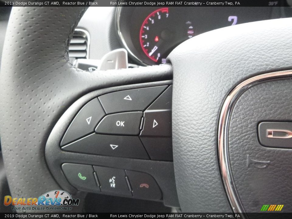 2019 Dodge Durango GT AWD Reactor Blue / Black Photo #19
