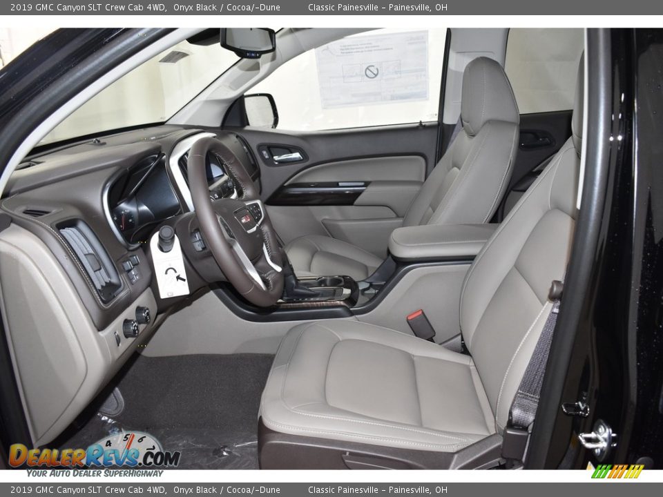 2019 GMC Canyon SLT Crew Cab 4WD Onyx Black / Cocoa/­Dune Photo #6