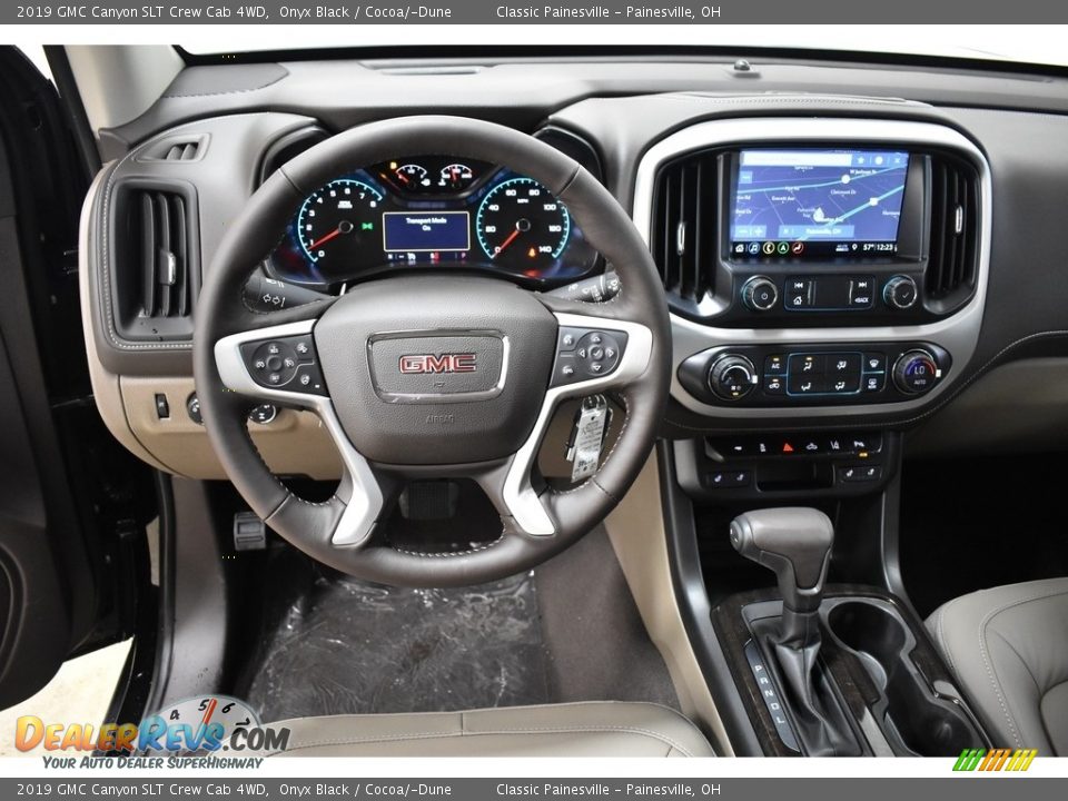 2019 GMC Canyon SLT Crew Cab 4WD Onyx Black / Cocoa/­Dune Photo #8