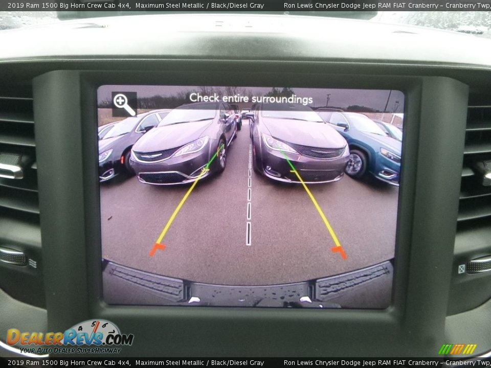 2019 Ram 1500 Big Horn Crew Cab 4x4 Maximum Steel Metallic / Black/Diesel Gray Photo #16