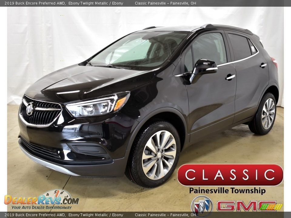 2019 Buick Encore Preferred AWD Ebony Twilight Metallic / Ebony Photo #1