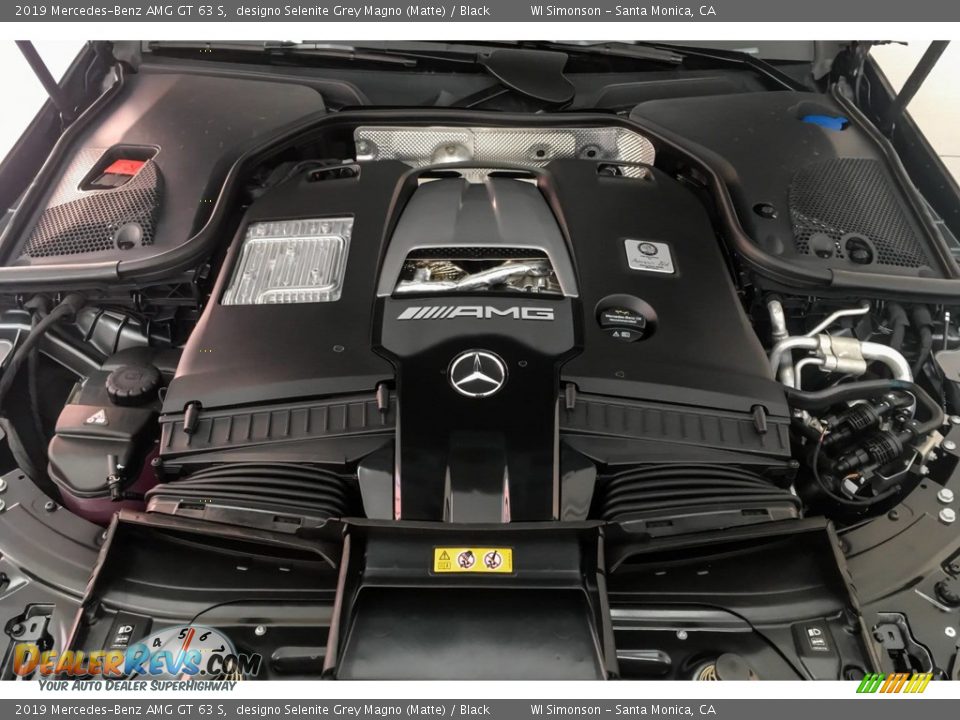 2019 Mercedes-Benz AMG GT 63 S 4.0 AMG Twin-Turbocharged DOHC 32-Valve VVT V8 Engine Photo #8