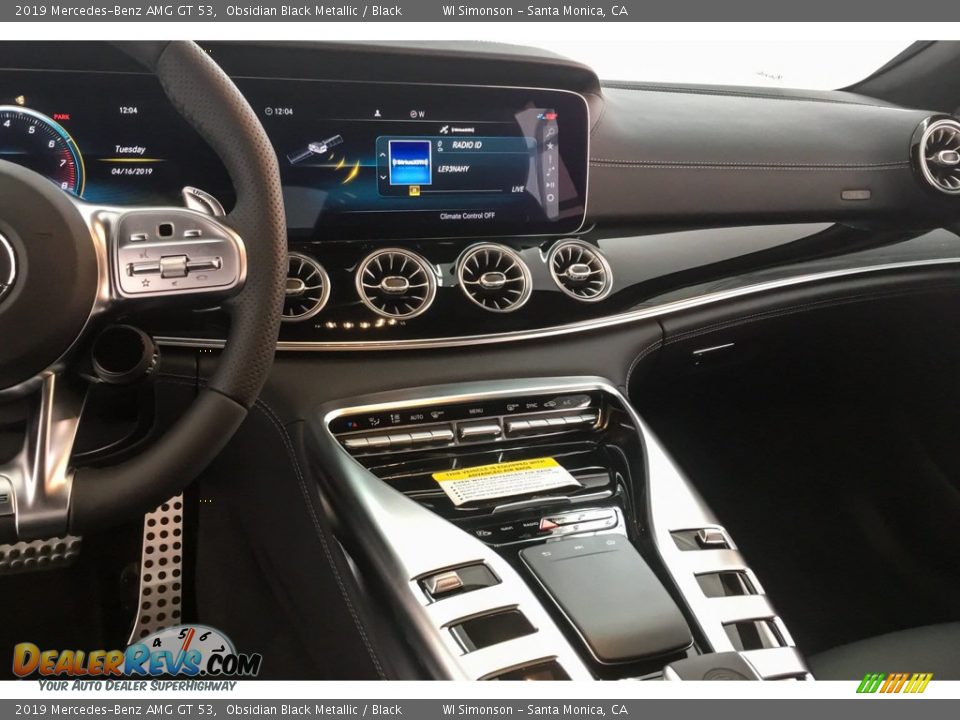 2019 Mercedes-Benz AMG GT 53 Obsidian Black Metallic / Black Photo #6