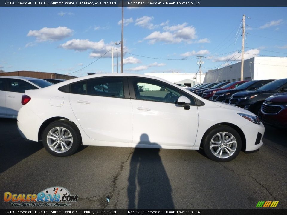 2019 Chevrolet Cruze LS Summit White / Jet Black/­Galvanized Photo #6