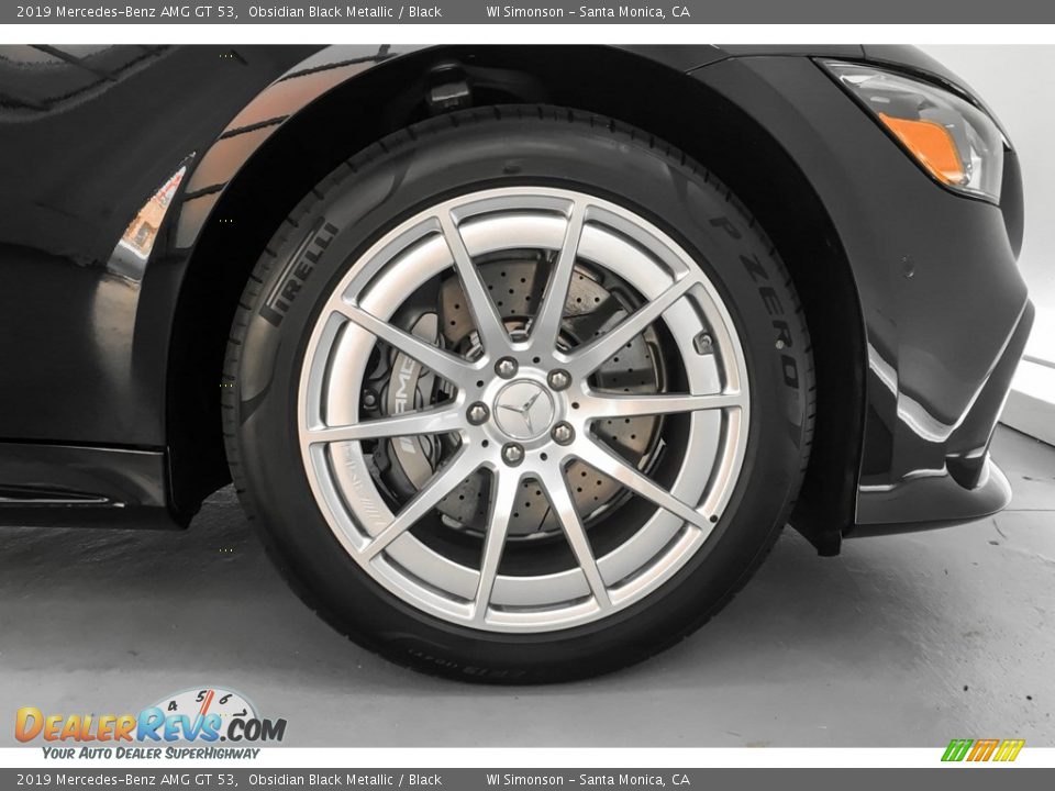 2019 Mercedes-Benz AMG GT 53 Obsidian Black Metallic / Black Photo #9