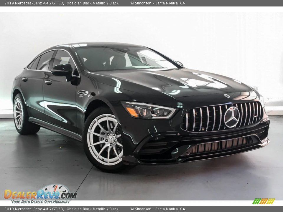 2019 Mercedes-Benz AMG GT 53 Obsidian Black Metallic / Black Photo #12