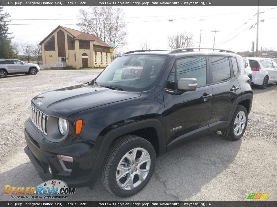 2019 Jeep Renegade Limited 4x4 Black / Black Photo #1