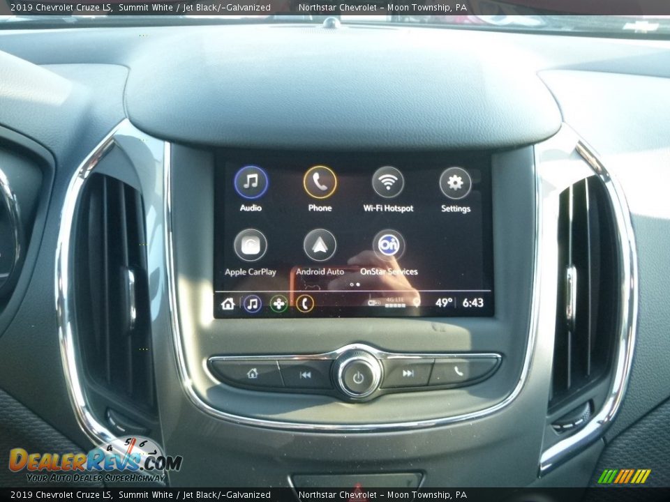 2019 Chevrolet Cruze LS Summit White / Jet Black/­Galvanized Photo #17