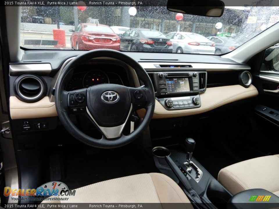 2015 Toyota RAV4 XLE Pyrite Mica / Latte Photo #8