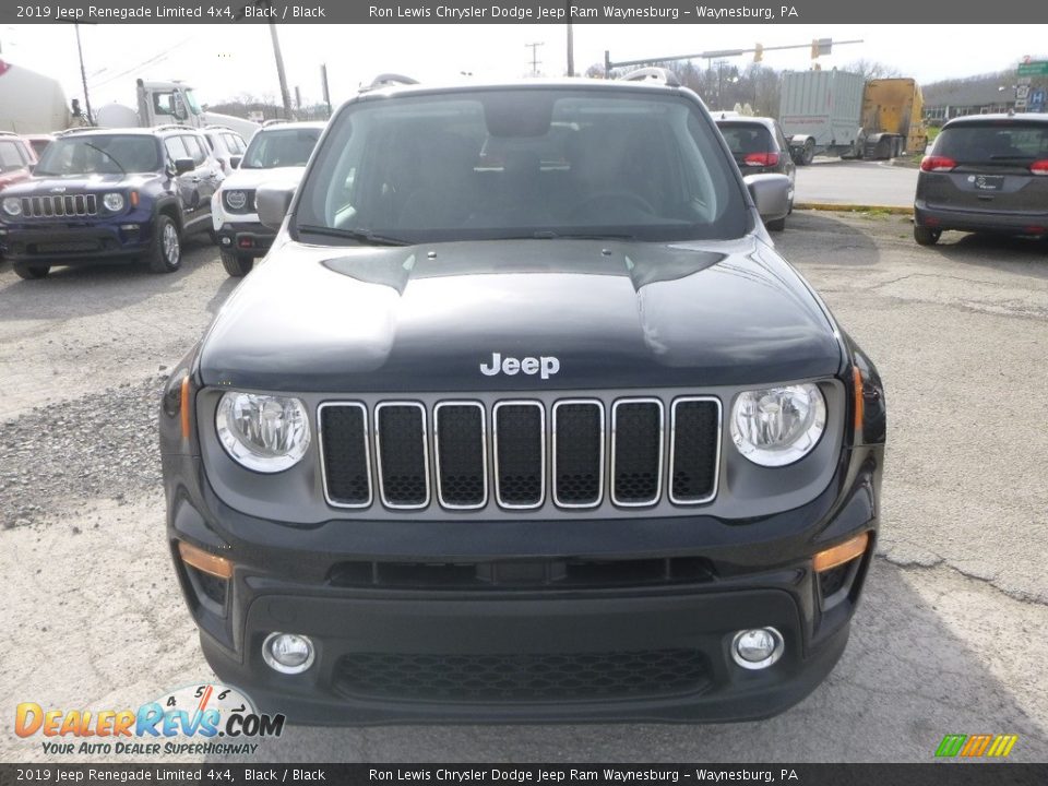 2019 Jeep Renegade Limited 4x4 Black / Black Photo #9