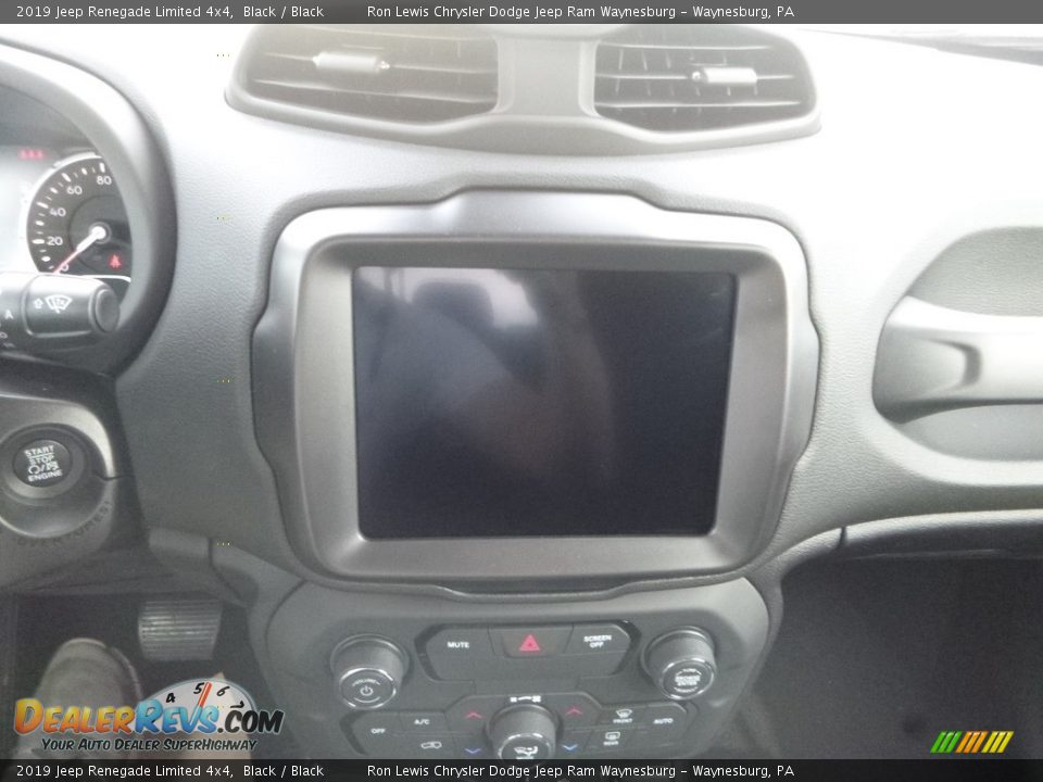 2019 Jeep Renegade Limited 4x4 Black / Black Photo #17