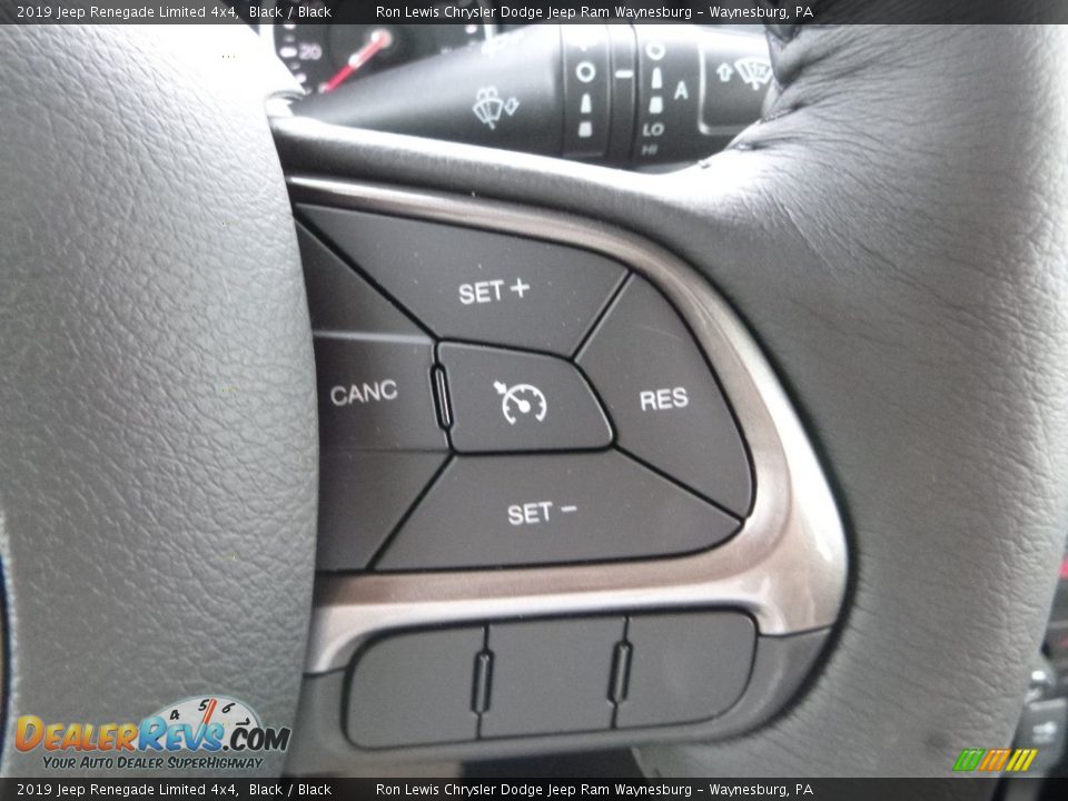 2019 Jeep Renegade Limited 4x4 Black / Black Photo #18