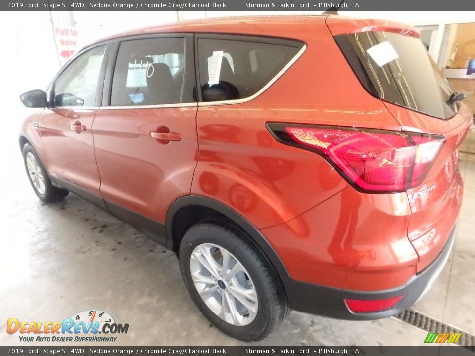 2019 Ford Escape SE 4WD Sedona Orange / Chromite Gray/Charcoal Black Photo #4