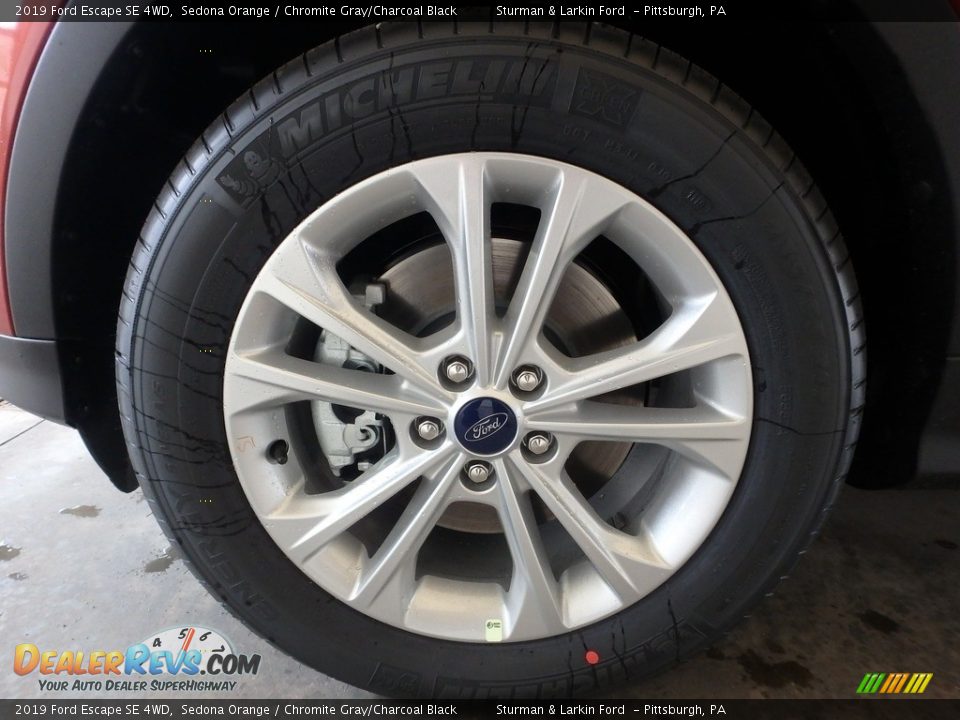 2019 Ford Escape SE 4WD Sedona Orange / Chromite Gray/Charcoal Black Photo #6