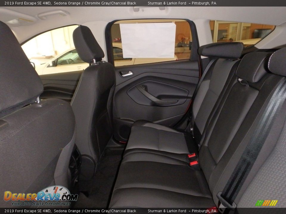 2019 Ford Escape SE 4WD Sedona Orange / Chromite Gray/Charcoal Black Photo #8