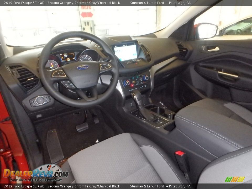 2019 Ford Escape SE 4WD Sedona Orange / Chromite Gray/Charcoal Black Photo #9