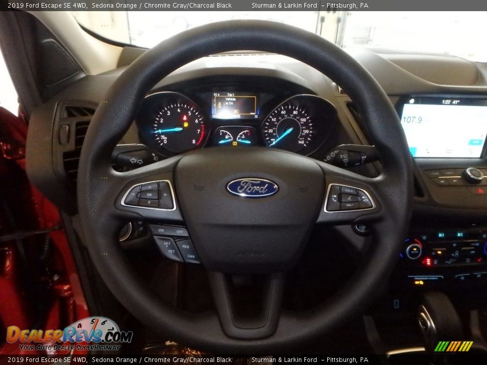 2019 Ford Escape SE 4WD Sedona Orange / Chromite Gray/Charcoal Black Photo #14