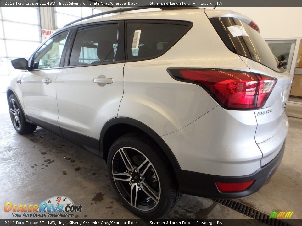 2019 Ford Escape SEL 4WD Ingot Silver / Chromite Gray/Charcoal Black Photo #4