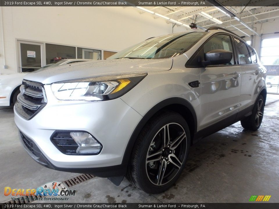2019 Ford Escape SEL 4WD Ingot Silver / Chromite Gray/Charcoal Black Photo #5