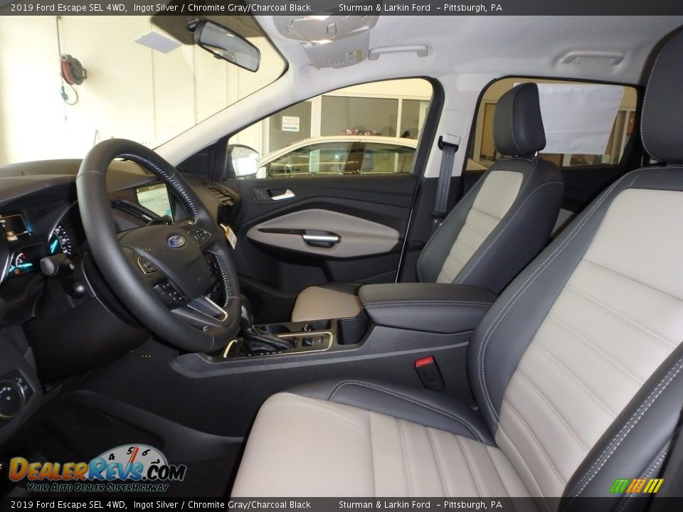 2019 Ford Escape SEL 4WD Ingot Silver / Chromite Gray/Charcoal Black Photo #7