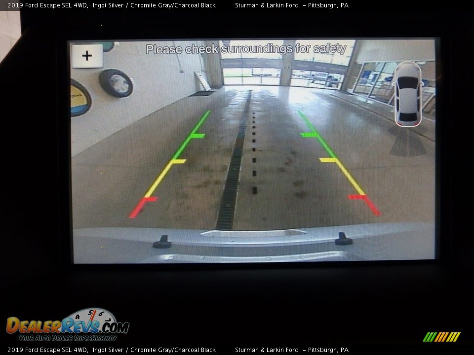 2019 Ford Escape SEL 4WD Ingot Silver / Chromite Gray/Charcoal Black Photo #12