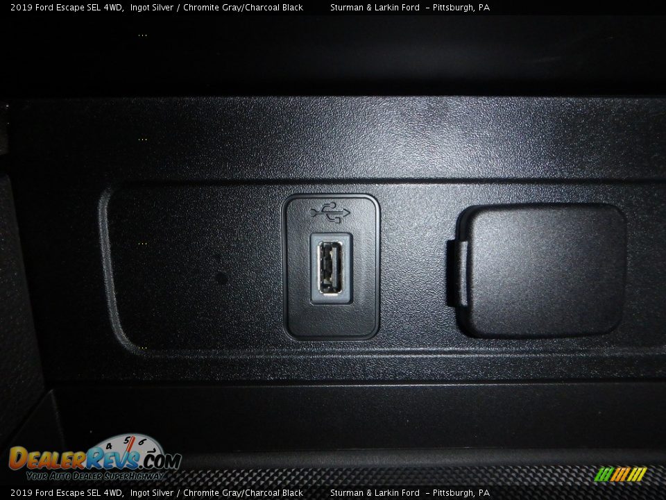 2019 Ford Escape SEL 4WD Ingot Silver / Chromite Gray/Charcoal Black Photo #15