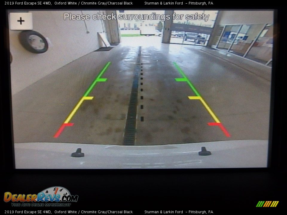 2019 Ford Escape SE 4WD Oxford White / Chromite Gray/Charcoal Black Photo #12