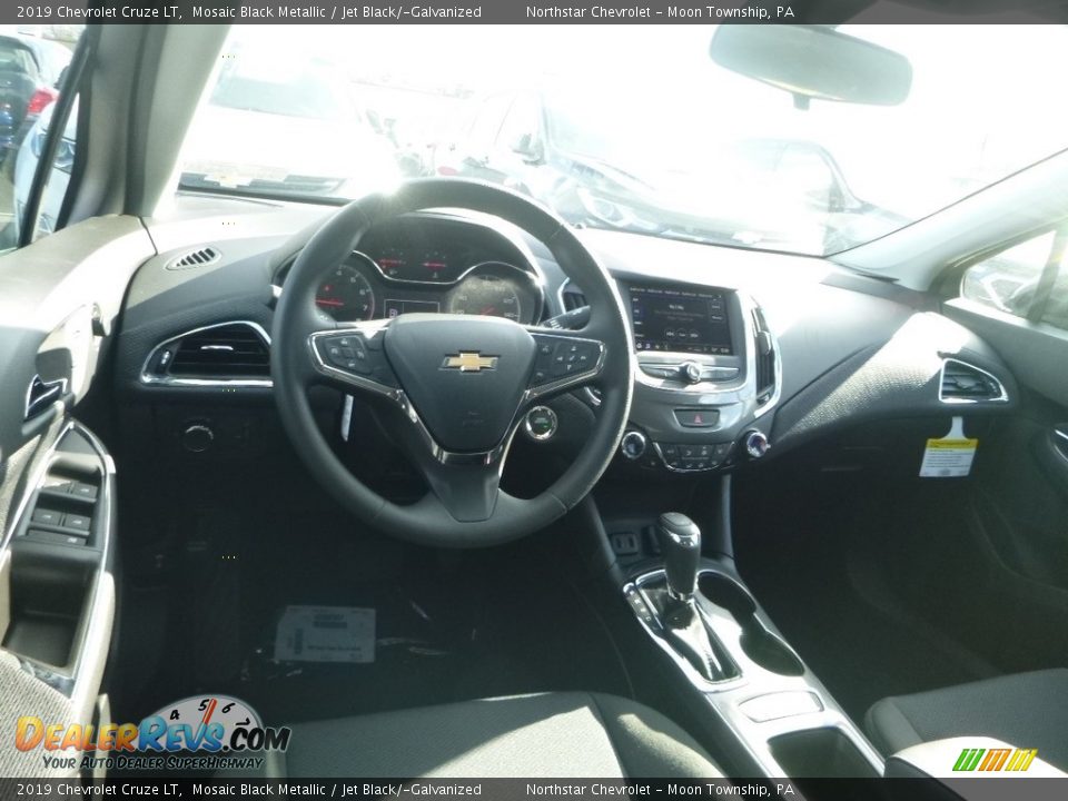 2019 Chevrolet Cruze LT Mosaic Black Metallic / Jet Black/­Galvanized Photo #12