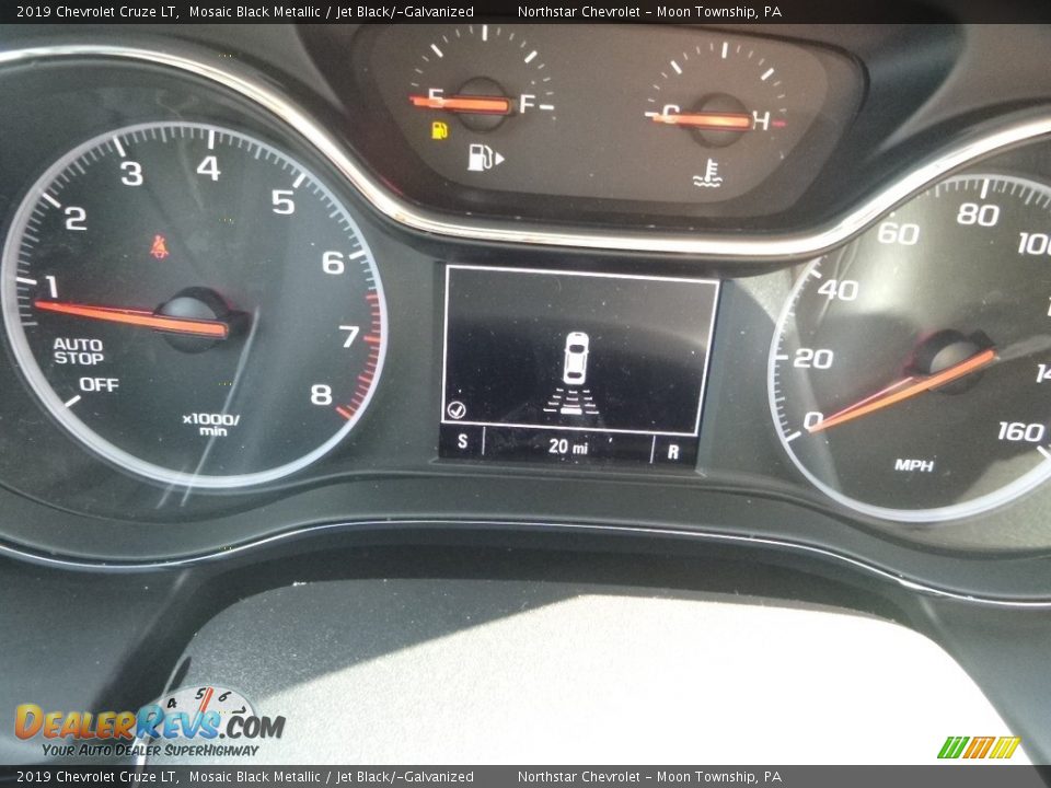 2019 Chevrolet Cruze LT Mosaic Black Metallic / Jet Black/­Galvanized Photo #19