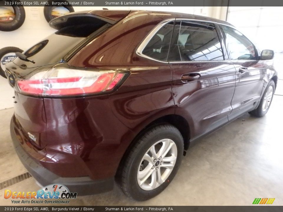 2019 Ford Edge SEL AWD Burgundy Velvet / Ebony Photo #2