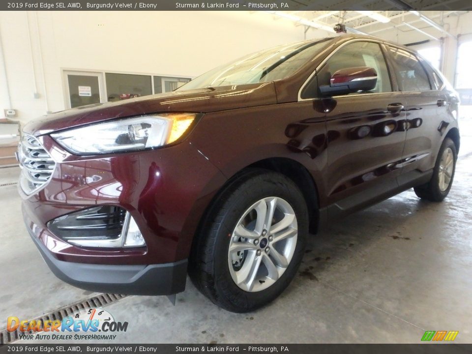 2019 Ford Edge SEL AWD Burgundy Velvet / Ebony Photo #5