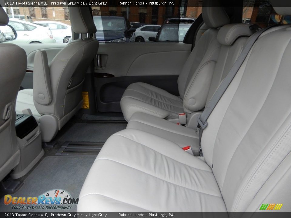 2013 Toyota Sienna XLE Predawn Gray Mica / Light Gray Photo #7