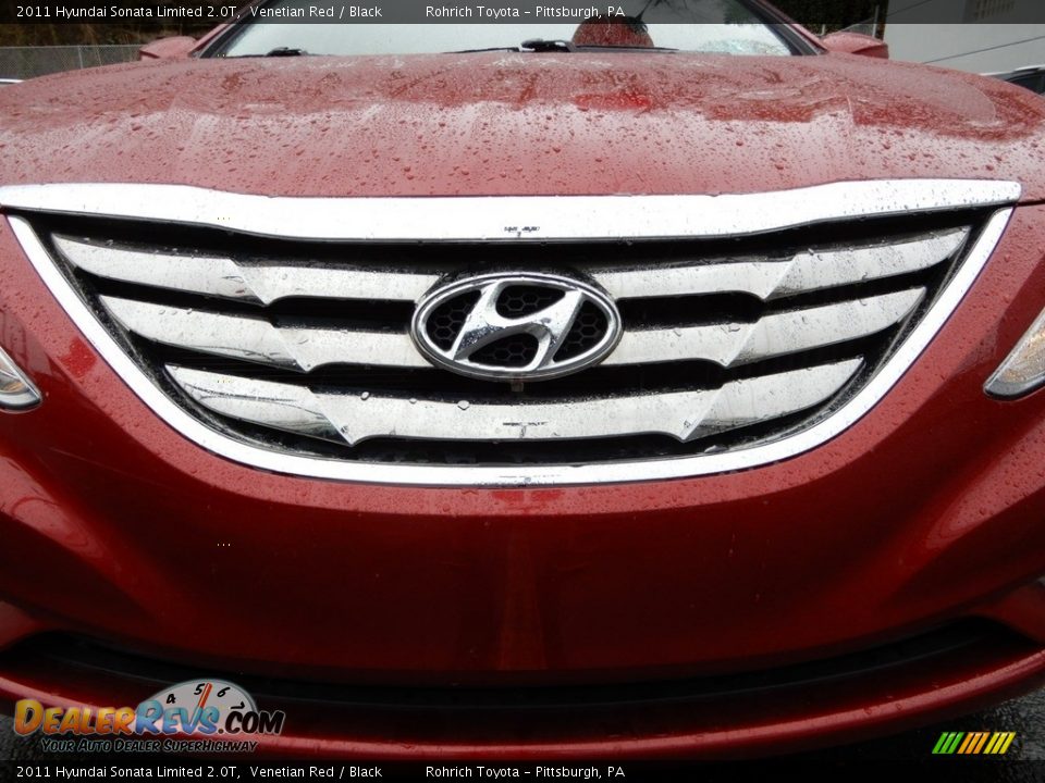 2011 Hyundai Sonata Limited 2.0T Venetian Red / Black Photo #13