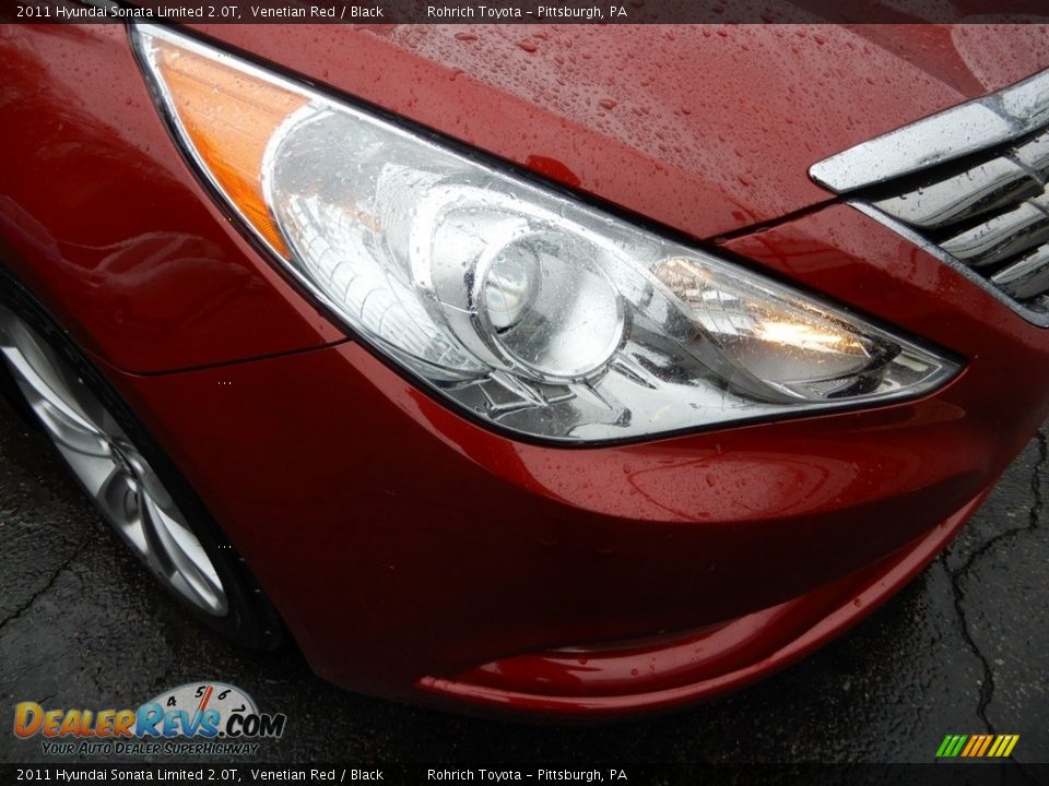 2011 Hyundai Sonata Limited 2.0T Venetian Red / Black Photo #14