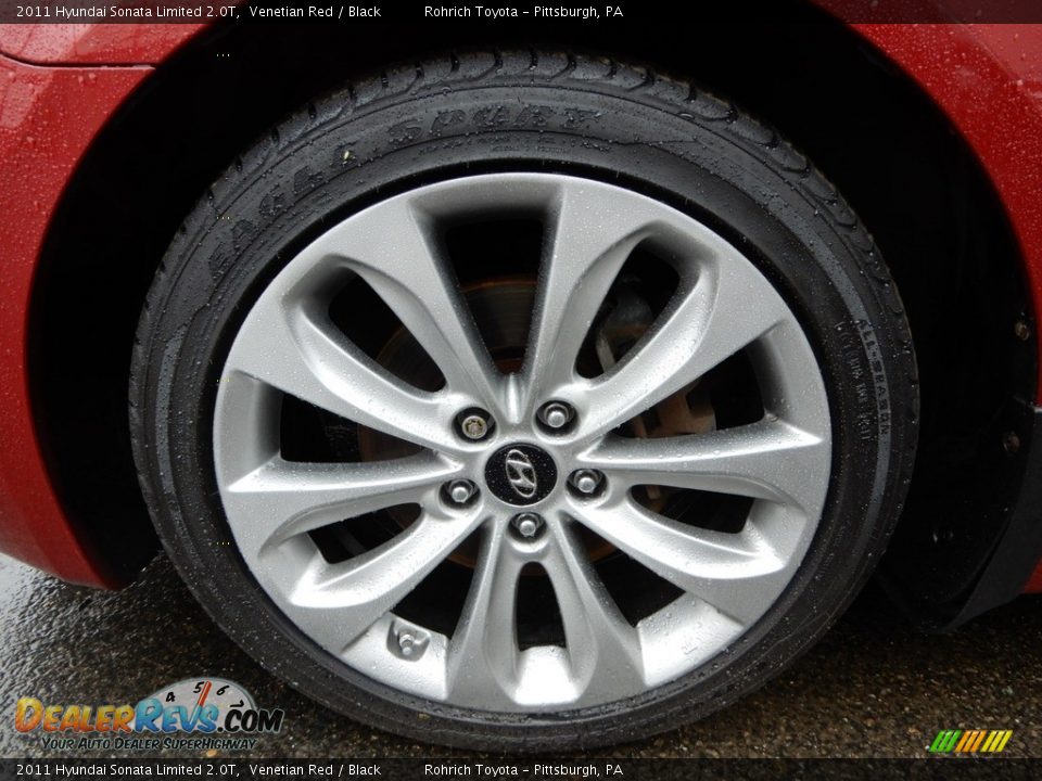 2011 Hyundai Sonata Limited 2.0T Venetian Red / Black Photo #17