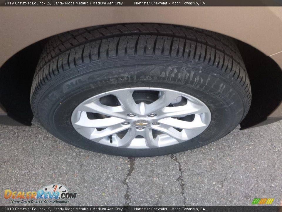 2019 Chevrolet Equinox LS Sandy Ridge Metallic / Medium Ash Gray Photo #9