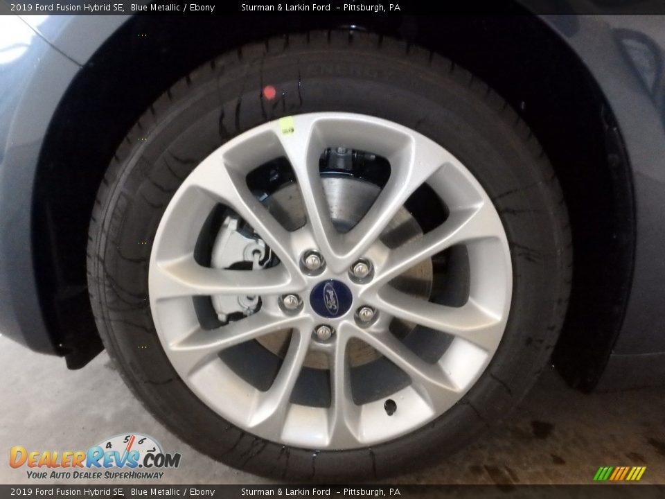 2019 Ford Fusion Hybrid SE Blue Metallic / Ebony Photo #6